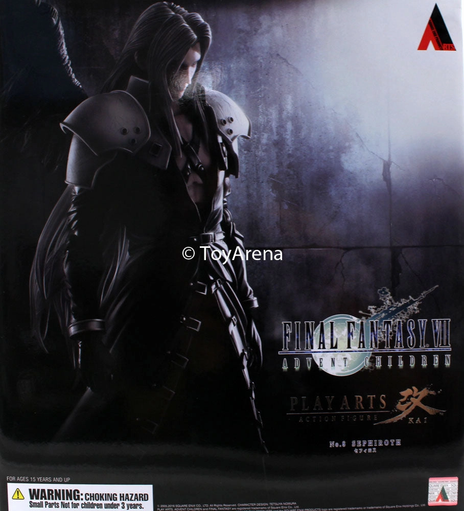 Play Arts Kai Sephiroth Final Fantasy VII Advent Children Action Figure Discipline Develop Permit Grant
