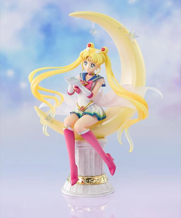Figuarts Zero Chouette Sailor Moon Eternal Super Sailor Moon (Bright Moon & Legendary Silver Crystal) Figure Statue Song Composition