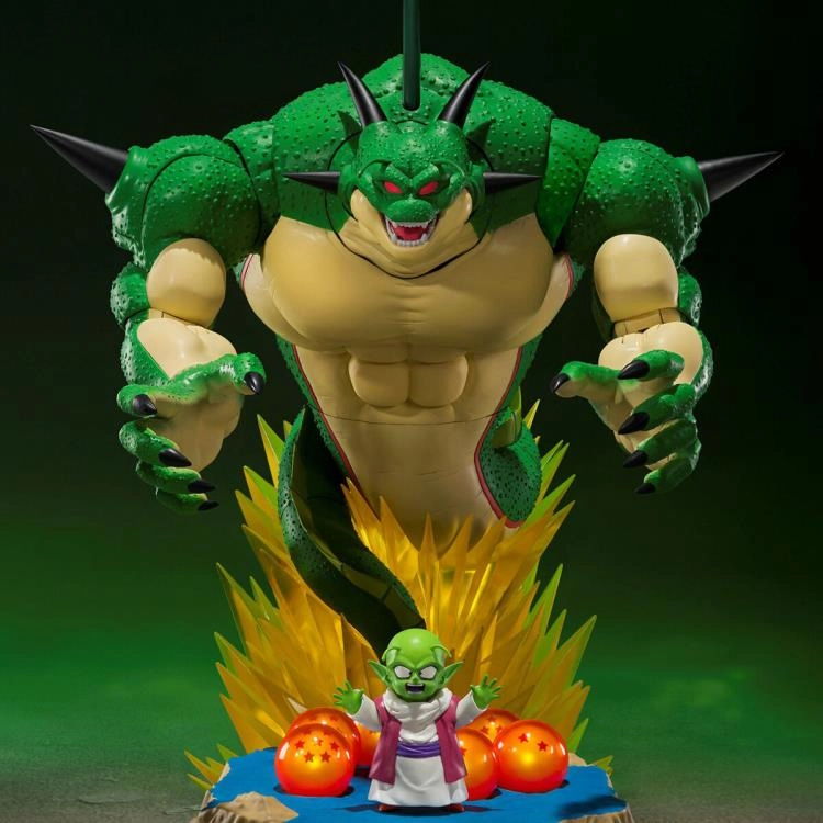 S.H. Figuarts Dragon Ball Z Porunga and Dende Luminous Dragon Ball Set Action Figure Child Entertainment Family Time