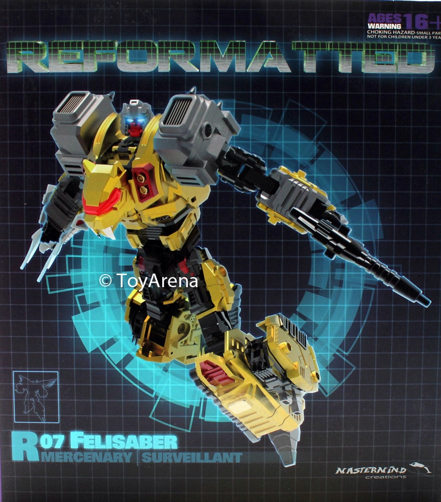R-07 Reformatted Felisaber The Surveillant Mastermind Creations Feral Con Universal Theme