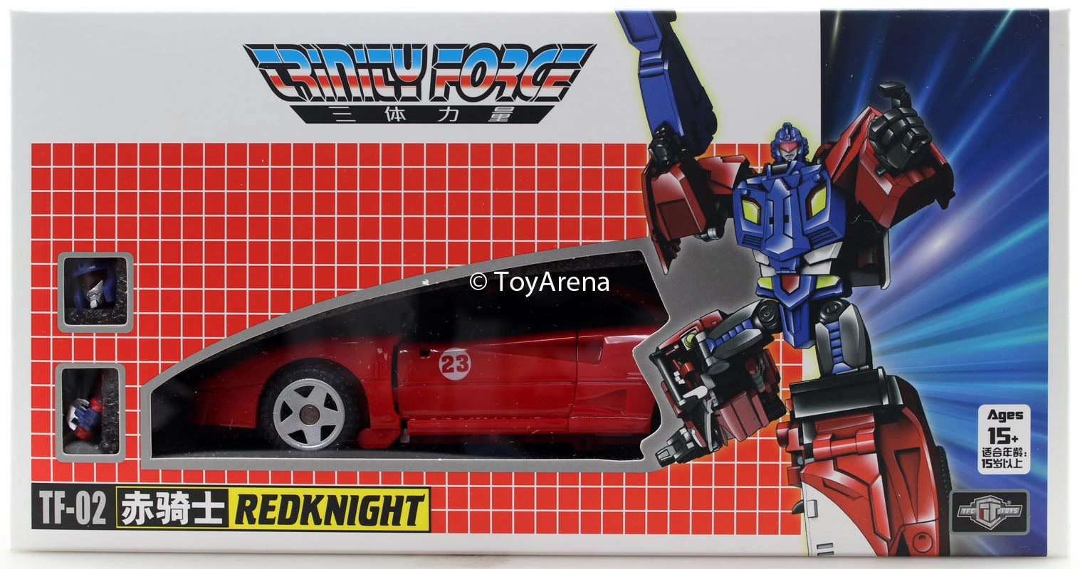 International Icon Music Icon TFC Toys TF-02 Red Knight Trinity Force Combiner Piece