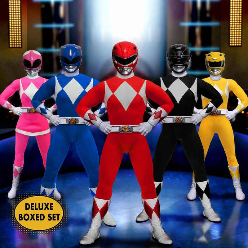 Mezco Toyz ONE:12 Collective: Mighty Morphin Power Rangers Deluxe Box Set Action Figure Showcase Piece Indie Game