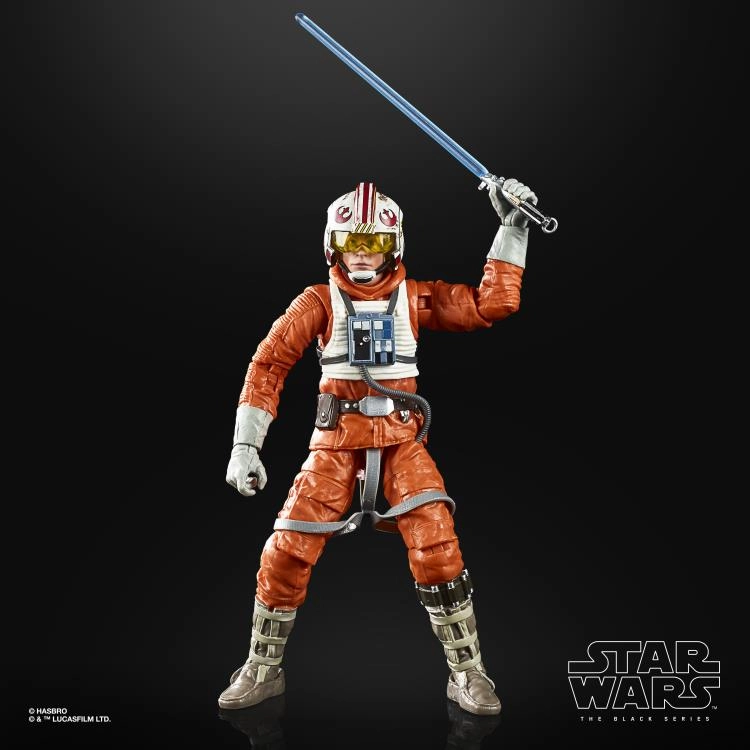 Miniature Replica Creature Model Hasbro Star Wars Black Series 40th Anniversary Empire Strikes Back Luke Skywalker (Snowspeeder) 6 Inch Action Figure