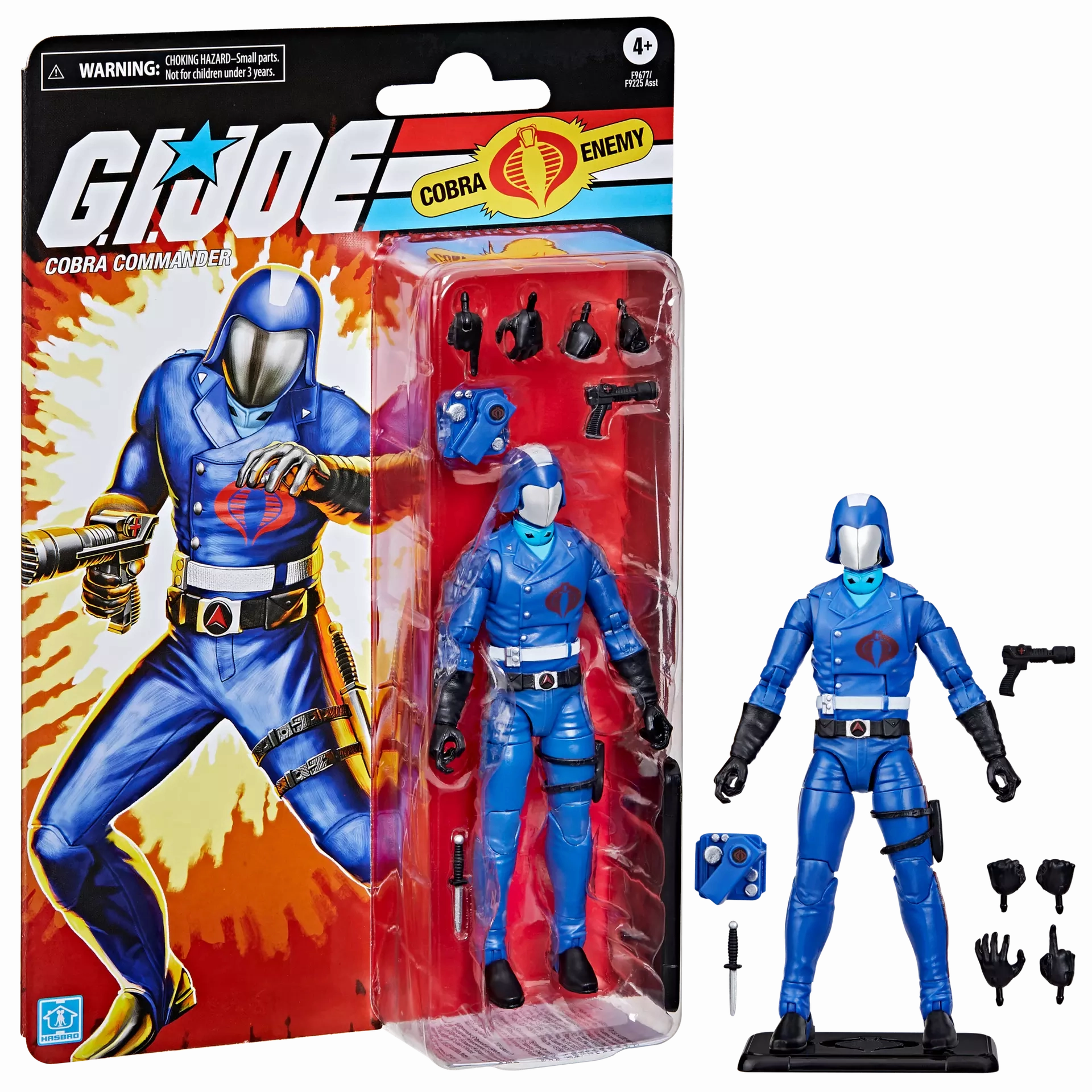 Hasbro G.I. Joe Classified Retro Cardback Cobra Commander Action Figure Educational Toy Folk Tale