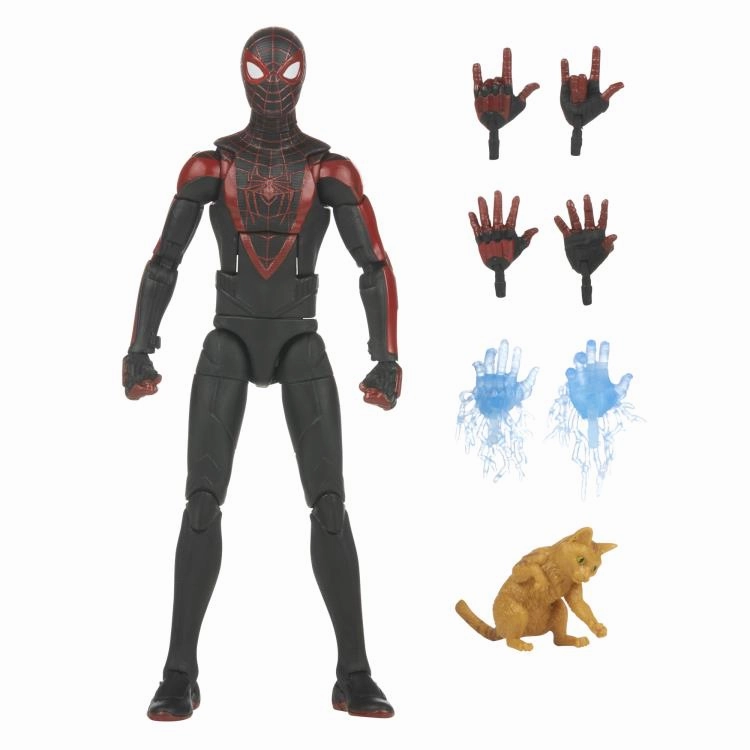 Marvel Legends Gamerverse Spider-Man 2 Miles Morales Action Figure Custom Arrangement