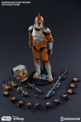 Sideshow Collectible 1/6 Star Wars Bomb Squad Clone Trooper: Ordnance Specialist Sixth Scale Art Series Lifetime Hobby