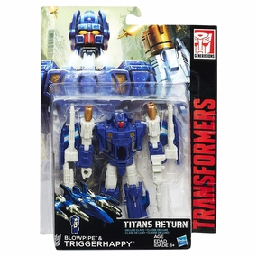 Battle Replica Ocean Animal Transformers Generations Titans Return Deluxe Class Triggerhappy and Blowpipe Figure