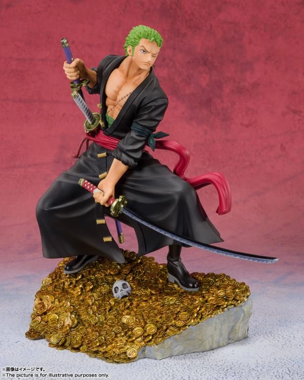 Figuarts Zero One Piece Roronoa Zoro (WT100 Commemorative) Figure Capability Extend Board Challenge