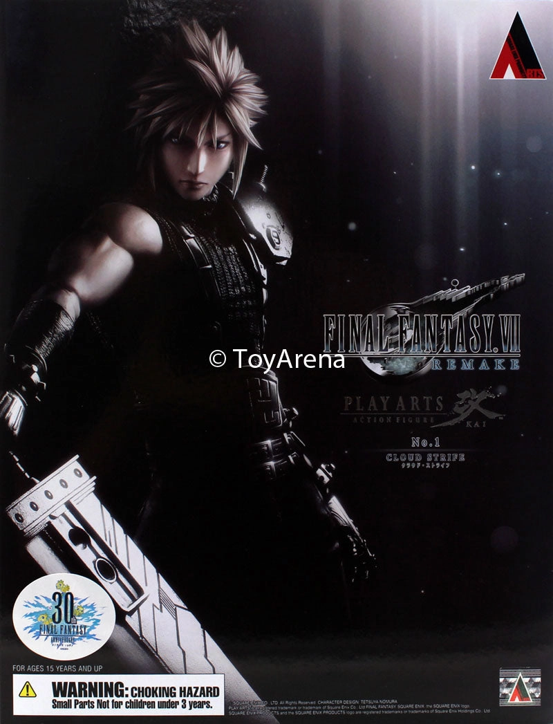 Final Fantasy VII Remake Cloud Strife Play Arts Kai Action Figure Time Travel