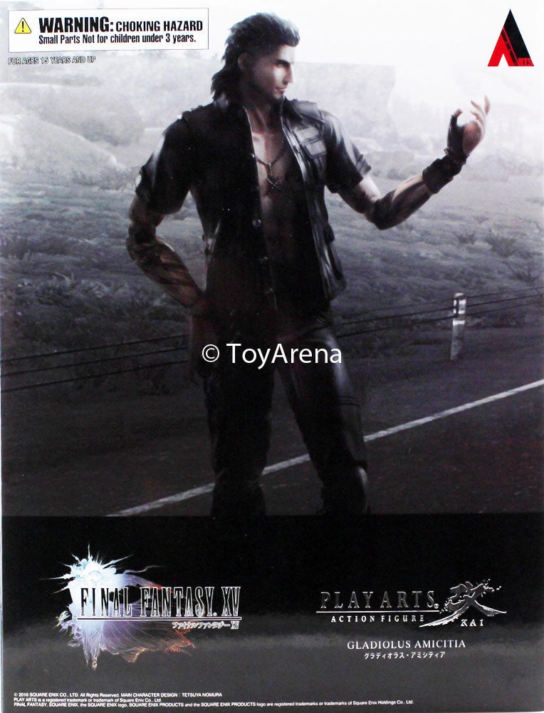 Final Fantasy XV Gladiolus Amicitia Play Arts Kai Action Figure Dance Choreography Principle Follow