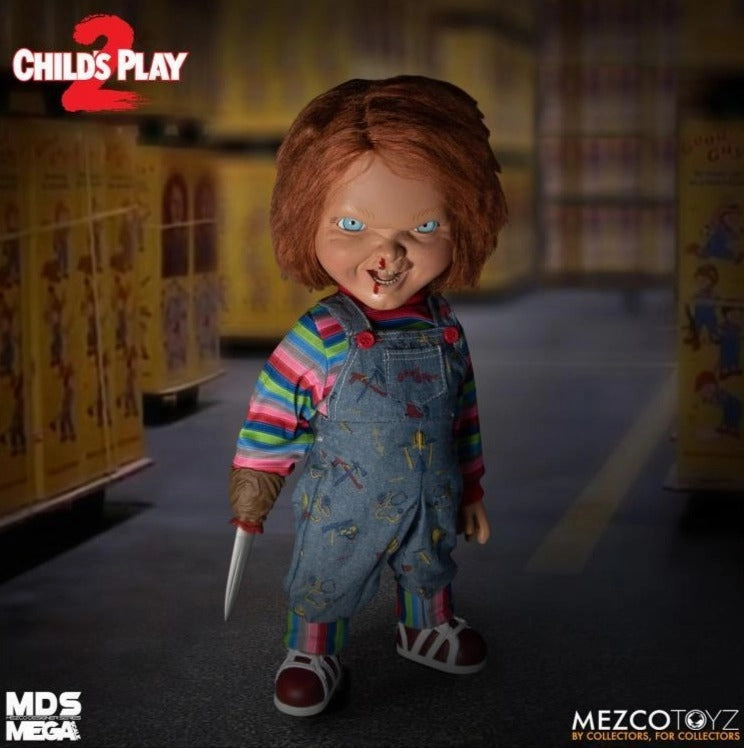 Brand Advocate Mezco Toyz Designer Series Child's Play 2 Mega Scale Talking Chucky Action Figure