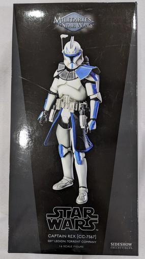 Sideshow Collectible 1/6 Star Wars Militaries of Star Wars 501st Legion Torrent Company Captain Rex [CC-7567] Sixth Scale Figure *Open Box* Blog Feature