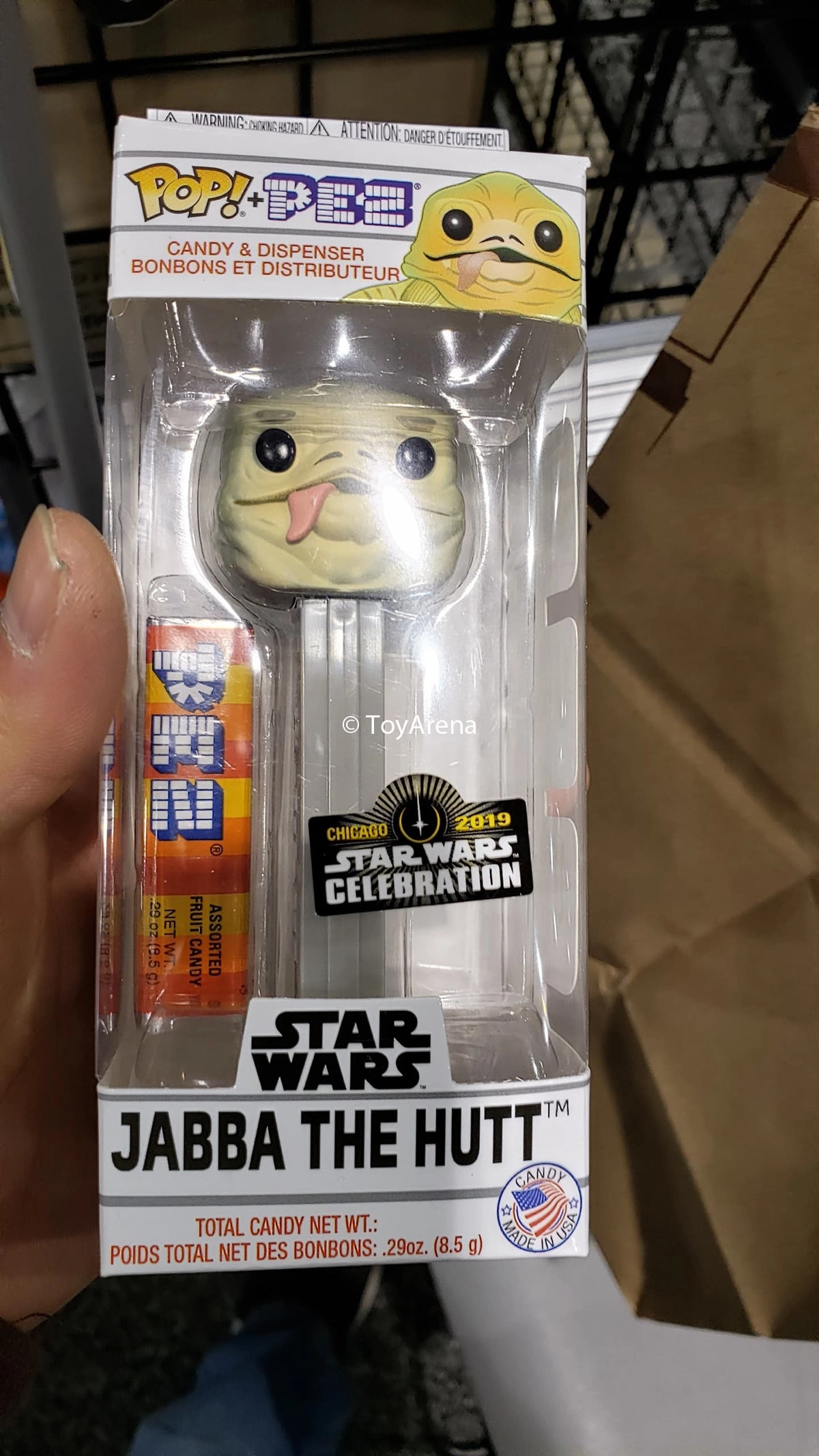Action Item Funko Pop   Pez Jabba the Hut Star Wars Celebration 2019 Exclusive