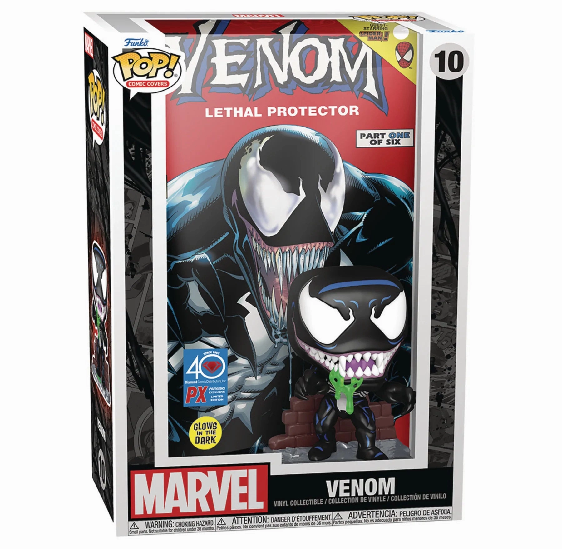 Sculpture Art Funko Pop Comic Covers #10 Venom: Lethal Protector