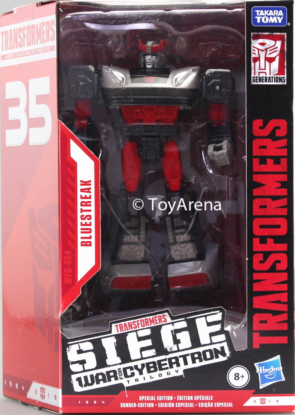 Transformers Generations War For Cybertron: Siege Deluxe Bluestreak Action Figure Exclusive WFC-S64 Acrylic Stand Holiday Ornament