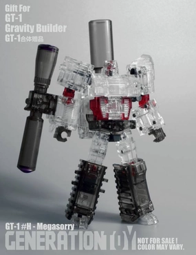 Collectors Replica Storytelling Prop Generation Toy Guardian Gravity Builder GT-01H Megasorry (Megatron) Figure