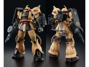 Global Shipping Battery operated Gundam 1/144 HG The Origin MS-06D Zaku Desert Type Model Kit Exclusive