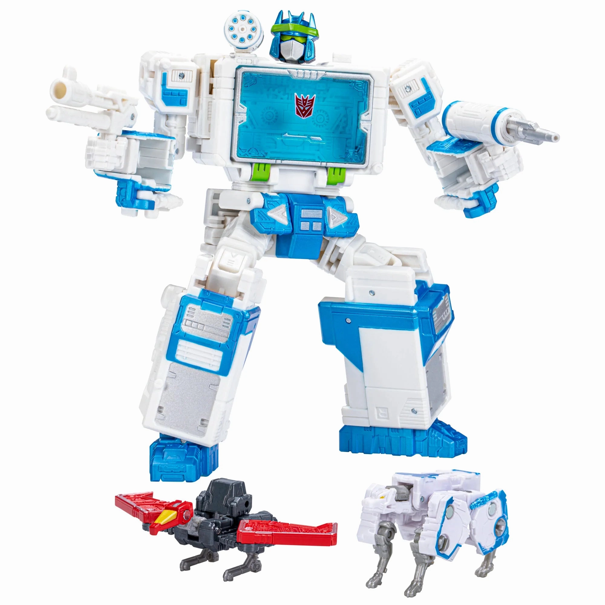 Transformers Generations Shattered Glass Voyager Soundwave, Ravage and Laserbeak Exclusive Action Figure Custom Figure