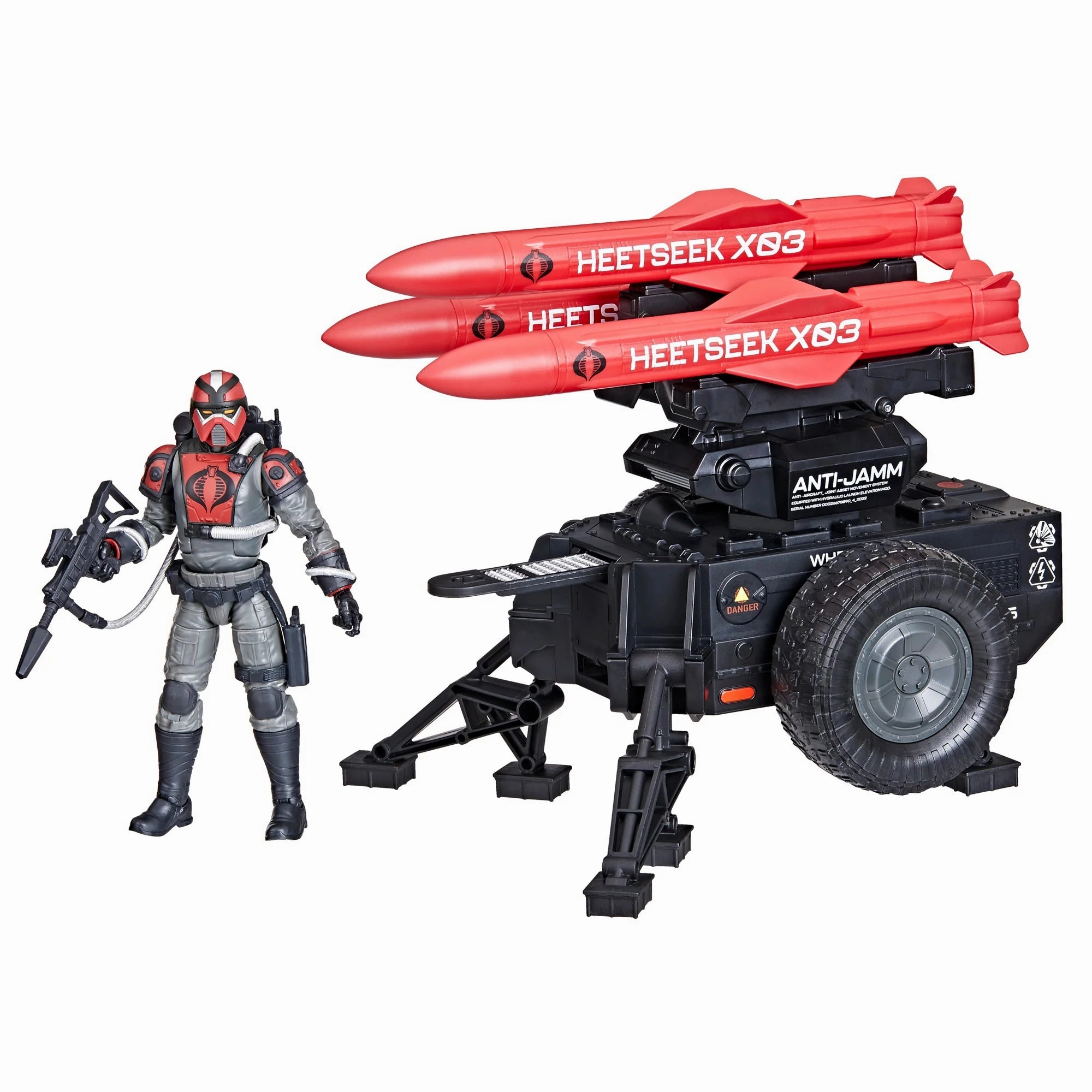 Tool Accessory Hasbro G.I. Joe Classified Series #111, Cobra H.I.S.S. Techno-Viper & H.M.S. (Heetseek Missile System) Vehicle Action Figure