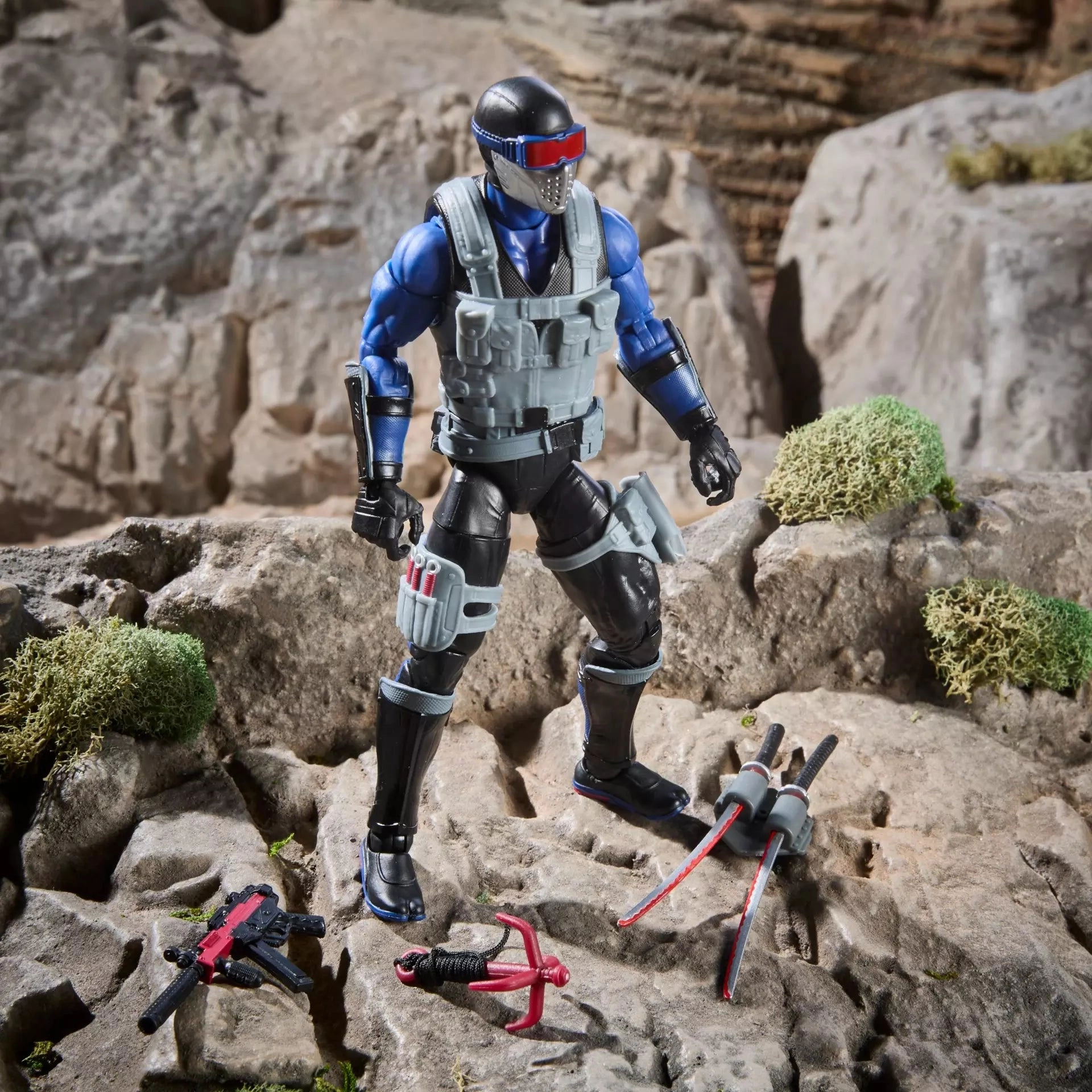 Hasbro G.I. Joe Classified Series #165 Snake Eyes Action Figure Bedroom Accent Vehicle Replica