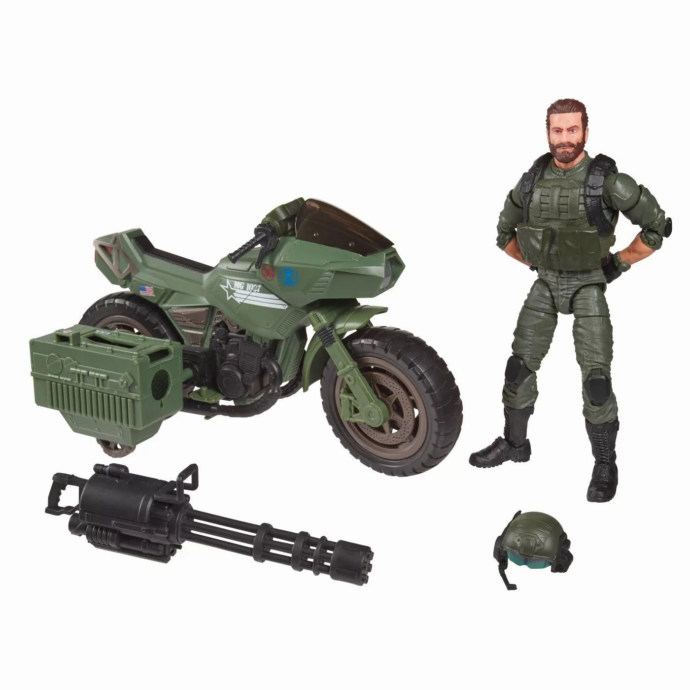 Pop Art Science fiction Hasbro G.I. Joe Classified Series #29 Alvin "Breaker" Kibbey with RAM Cycle Action Figure