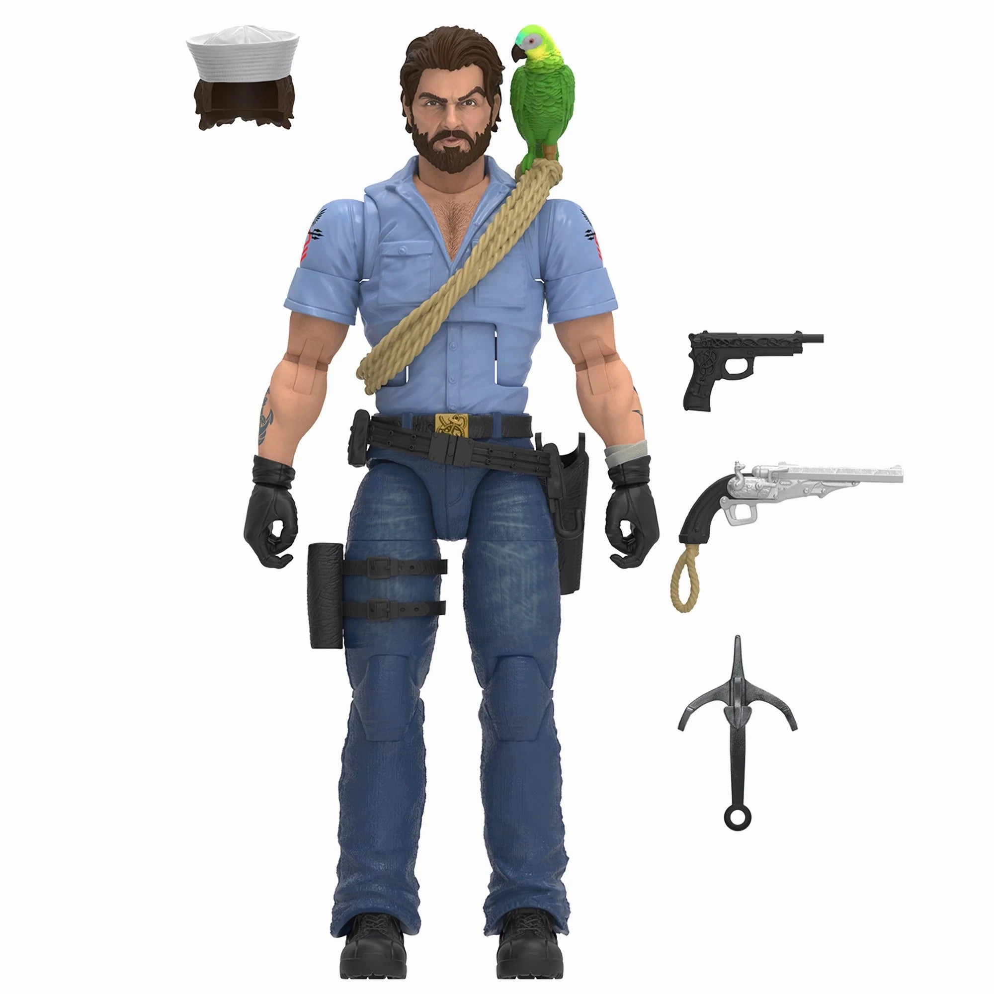 Hasbro G.I. Joe Classified Series #70 Shipwreck Action Figure Magical Creature Fireplace Mantel