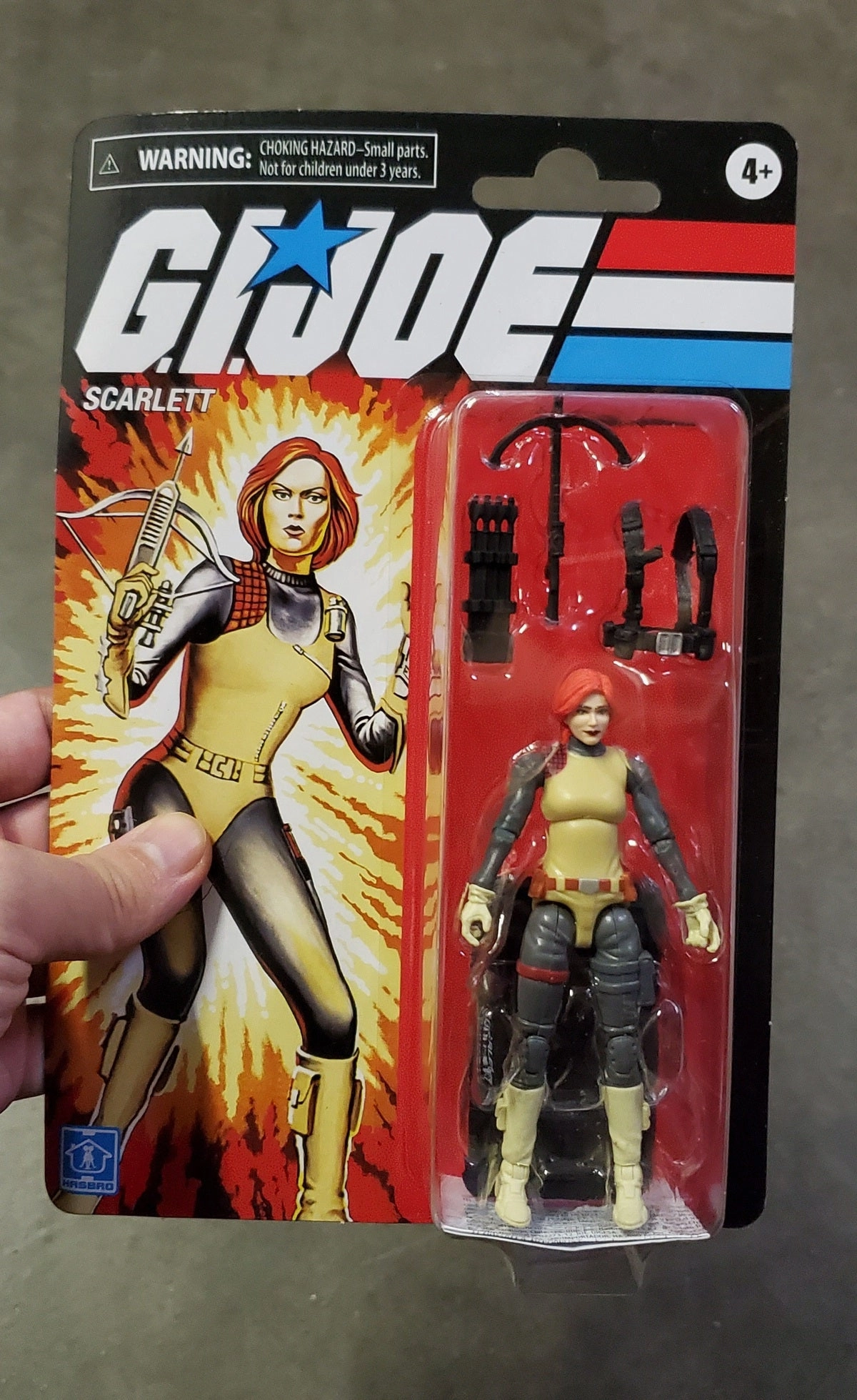 Fairytale Character Hasbro Retro G.I. Joe Scarlett Walmart Exclusive Action Figure