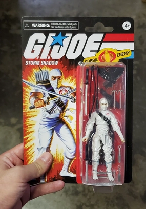Game Adaptation Premium Toy Hasbro Retro G.I. Joe Storm Shadow Walmart Exclusive Action Figure