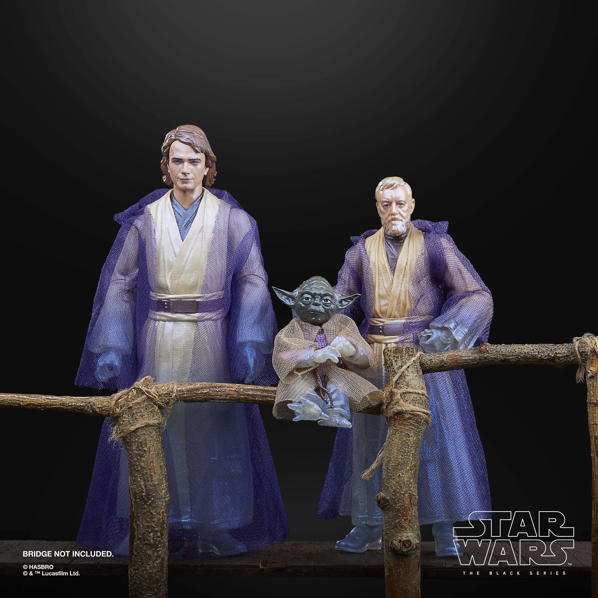 Balcony Decoration Hasbro Star Wars Black Series 40th Anniversary Return of the Jedi Force Ghost 3-Pack 6 Inch Action Figure