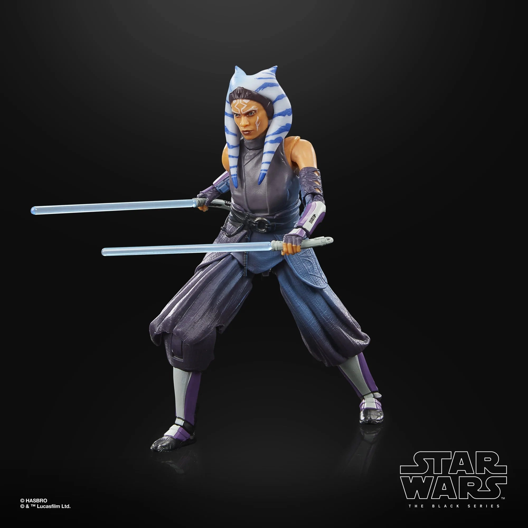 Hasbro Star Wars Black Series Credit Collection Ahsoka Tano (The Mandalorian) F5545 6 Inch Action Figure Weapon Prop Patio Decor