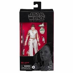 Hasbro Star Wars Black Series Force Awakens #91 Rey and D-O 6 Inch Action Figure Domestic Pet Graffiti Figure