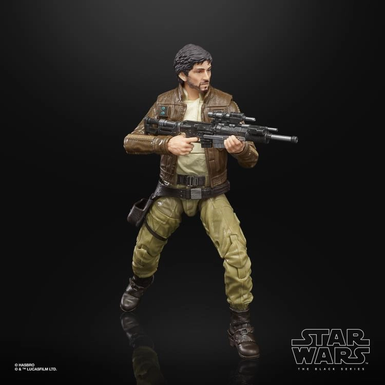 Hasbro Star Wars Black Series Rogue One: A Star Wars Story #02 Cassian Andor 6 Inch Action Figure Legendary Hero app connected