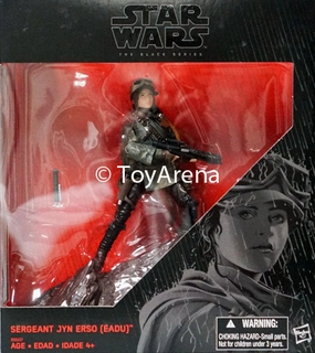 Science Model Fantasy Statue Hasbro Star Wars Black Series Rogue One Sergeant Jyn Erso Eadu w/ Base K-Mart Exclusive 6 Inch Action Figure