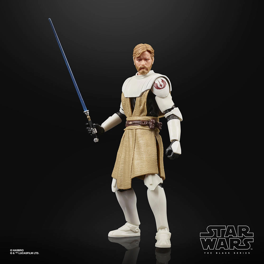 Smart Toy Articulated Figure Hasbro Star Wars The Black Series Lucasfilm 50th Anniversary The Clone Wars Obi-Wan Kenobi 6 Inch Action Figure