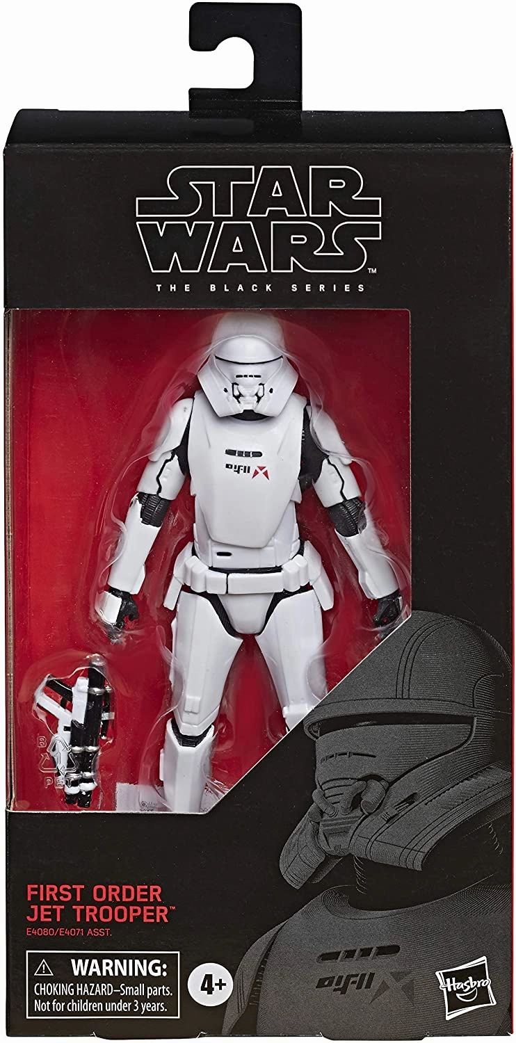 Hasbro Star Wars Black Series Force Awakens #99 First Order Jet Trooper 6 Inch Action Figure Preservation Tool