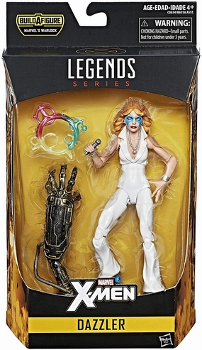 Music Icon Battle Pose Marvel Legends X-Men Marvel's Dazzler Warlock BAF