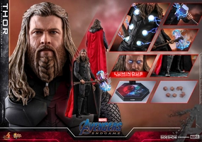 Hot Toys 1/6 Avengers: Endgame Thor Sixth Scale Figure MMS557 Collector Display Magical Creature