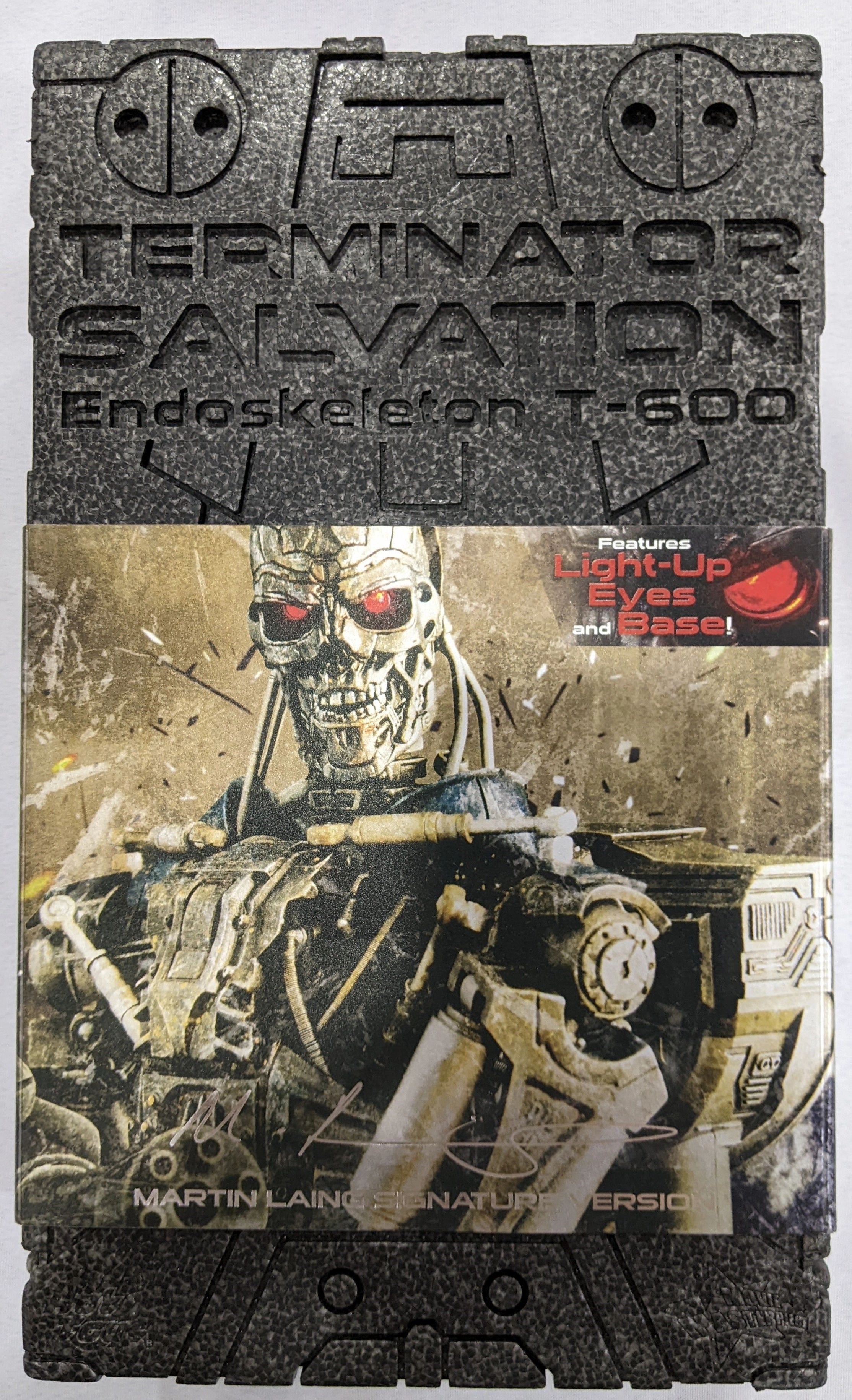 Anime Character Series Collection Hot Toys 1/6 Terminator Salvation Endo Skeleton Martin Laing Signature Ver. Sixth Scale Figure MMS097 *Open Box*