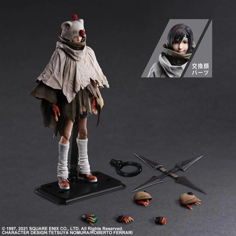 Tennis Racket Carbon Cycle Final Fantasy VII Remake Intergrade Yuffie Kisaragi Play Arts Kai Action Figure
