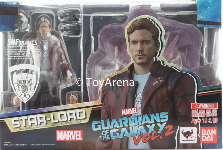 Congratulations Get DNA Model S.H. Figuarts Marvel Star Lord (Star-Lord) & Explosion Guardians Of The Galaxy Vol. 2 Action Figure