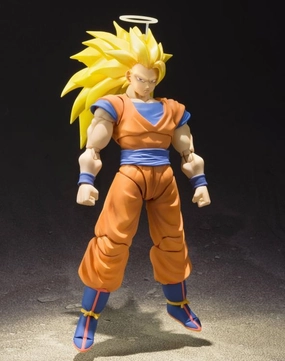 S.H. Figuarts Dragon Ball Z Super Saiyan 3 Goku Action Figure Benchmark Set