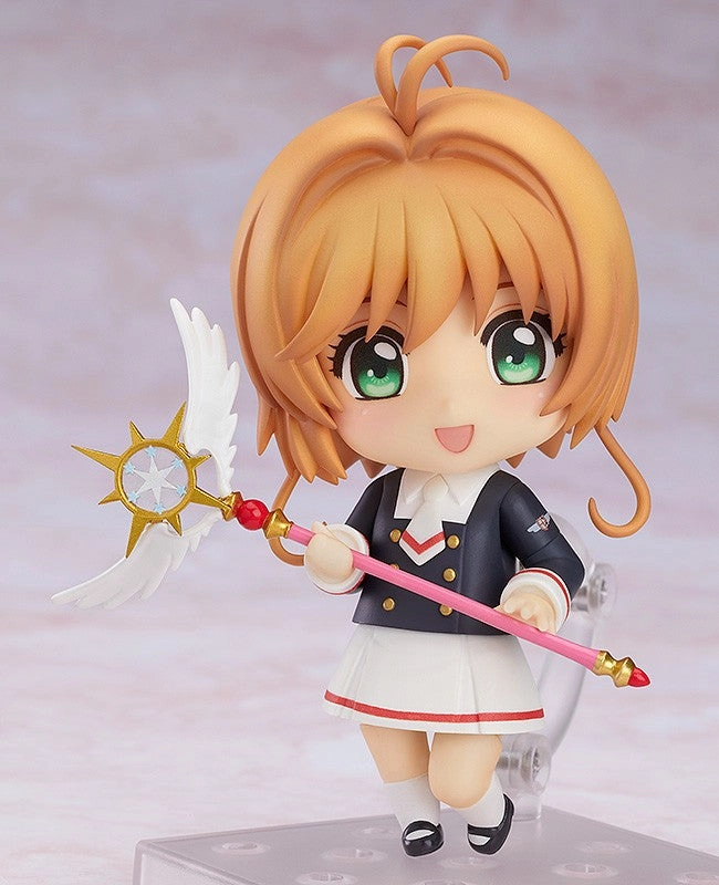 Role Assume Wood Working Nendoroid #918 Sakura Kinomoto Tomoeda Junior High Uniform Ver. Cardcaptor Sakura: Clear Card