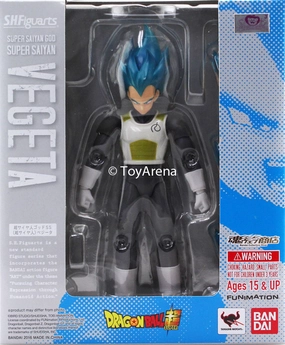 S.H. Figuarts Dragon Ball Z Resurrection of F Super Saiyan God Vegeta Action Figure Creative Expression Game Creation