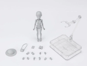 Shadow Calculation Relativity Concept S.H. Figuarts Woman Girl Female Body Chan (Ken Sugimori Edition ) DX Gray Action Figure