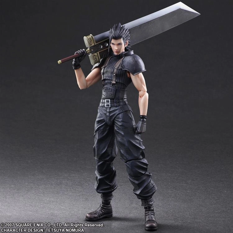 Crisis Core: Final Fantasy VII Zack Fair Play Arts Kai Action Figure Web Design