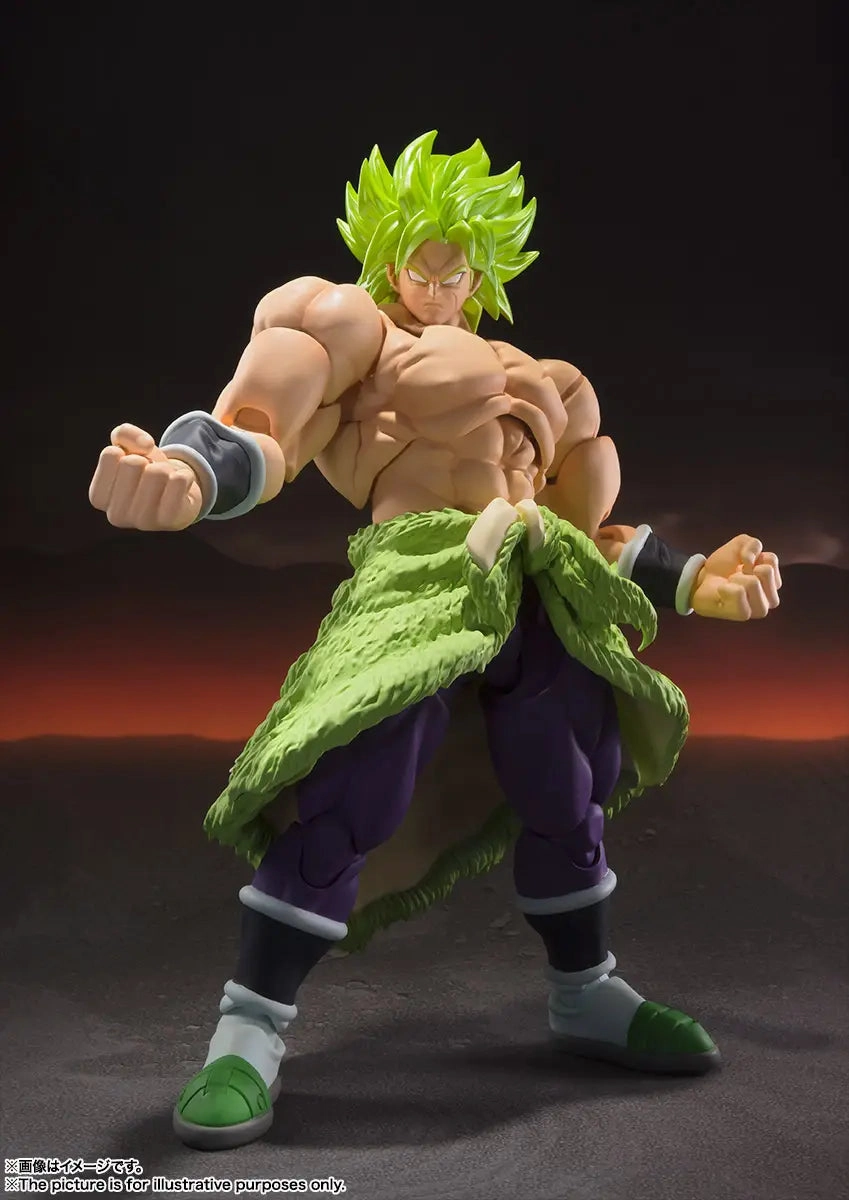 Adventure Conclude Natural Wood S.H. Figuarts Dragon Ball Super Saiyan Broly Fully Power (Reissue) Action Figure
