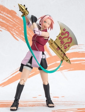 S.H. Figuarts Naruto Shippuden Sakura Haruno (NARUTOP99 Edition) Action Figure Space Station Regulation Comply