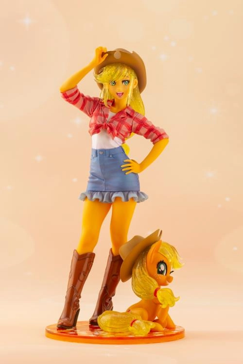 Modernist Sculpture Unisex Design Kotobukiya Bishoujo My Little Pony Princess Applejack Limited Edition Statue Figure SV294