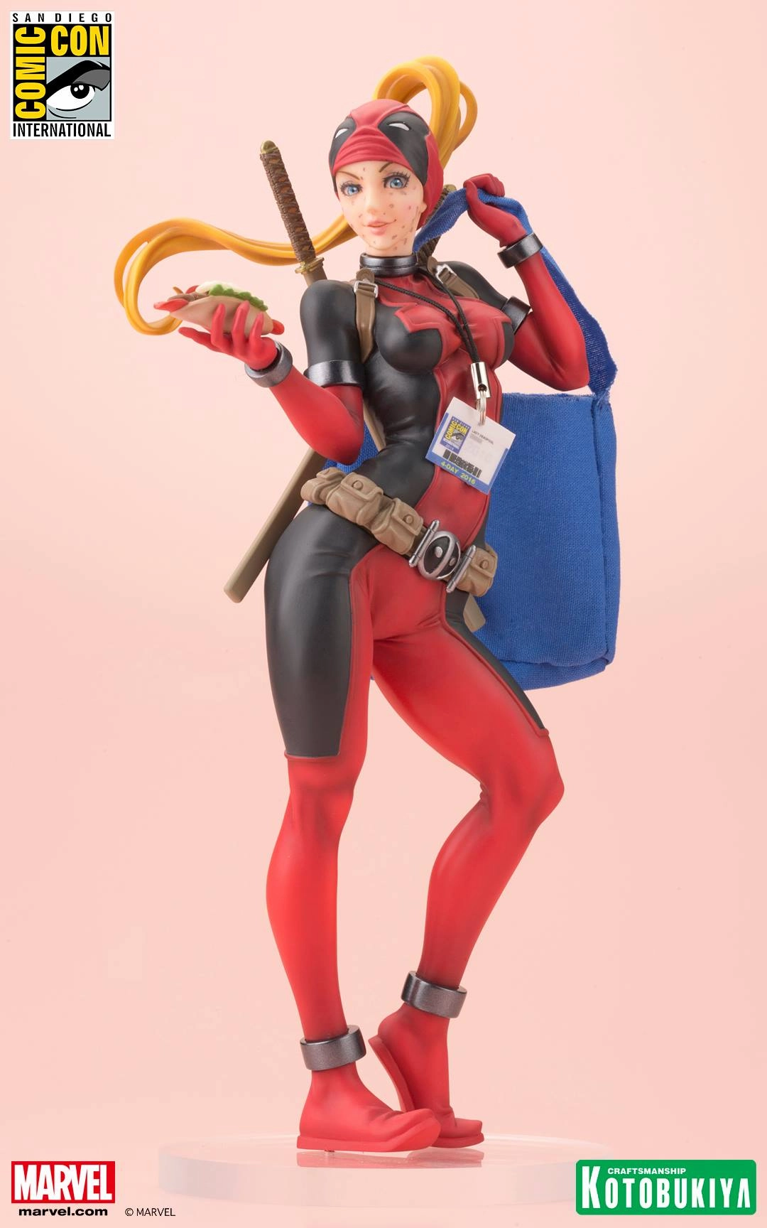 Fashion Doll Wild Animal Kotobukiya Bishoujo SDCC 2016 Marvel Lady Deadpool Statue Figure Exclusive