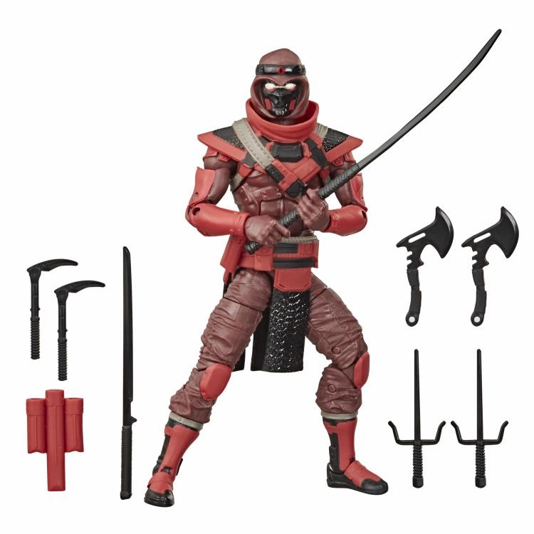 Desktop Decor Chibi Model Hasbro G.I. Joe Classified Series #08 Red Ninja Action Figure